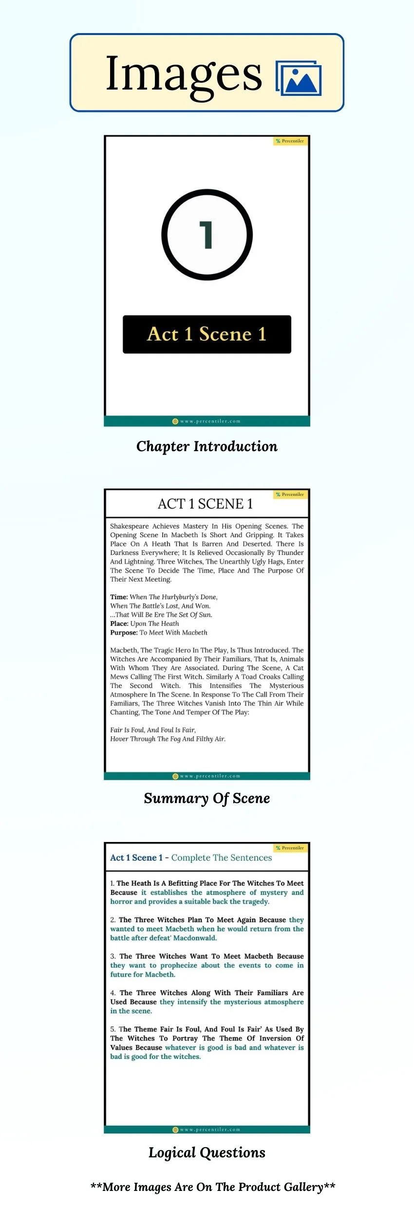 ISC Macbeth Workbook Answers