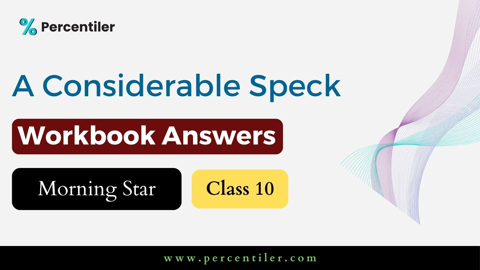 A Considerable Speck Workbook Solution : ICSE Treasure Chest